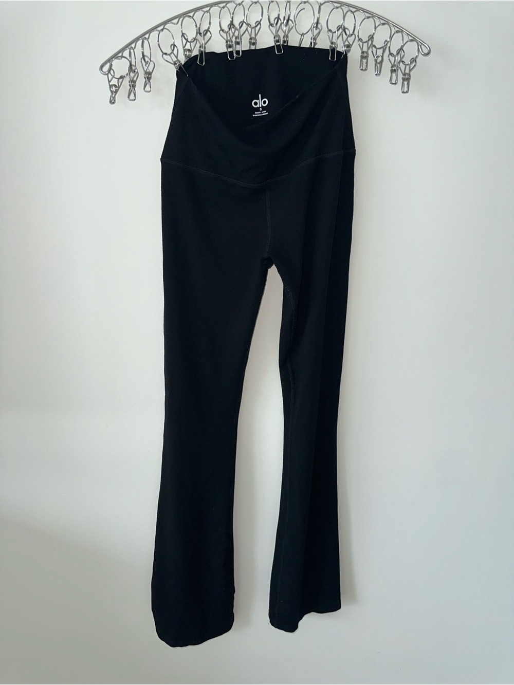 ALO Yoga Black High-Waist Flare Leggings